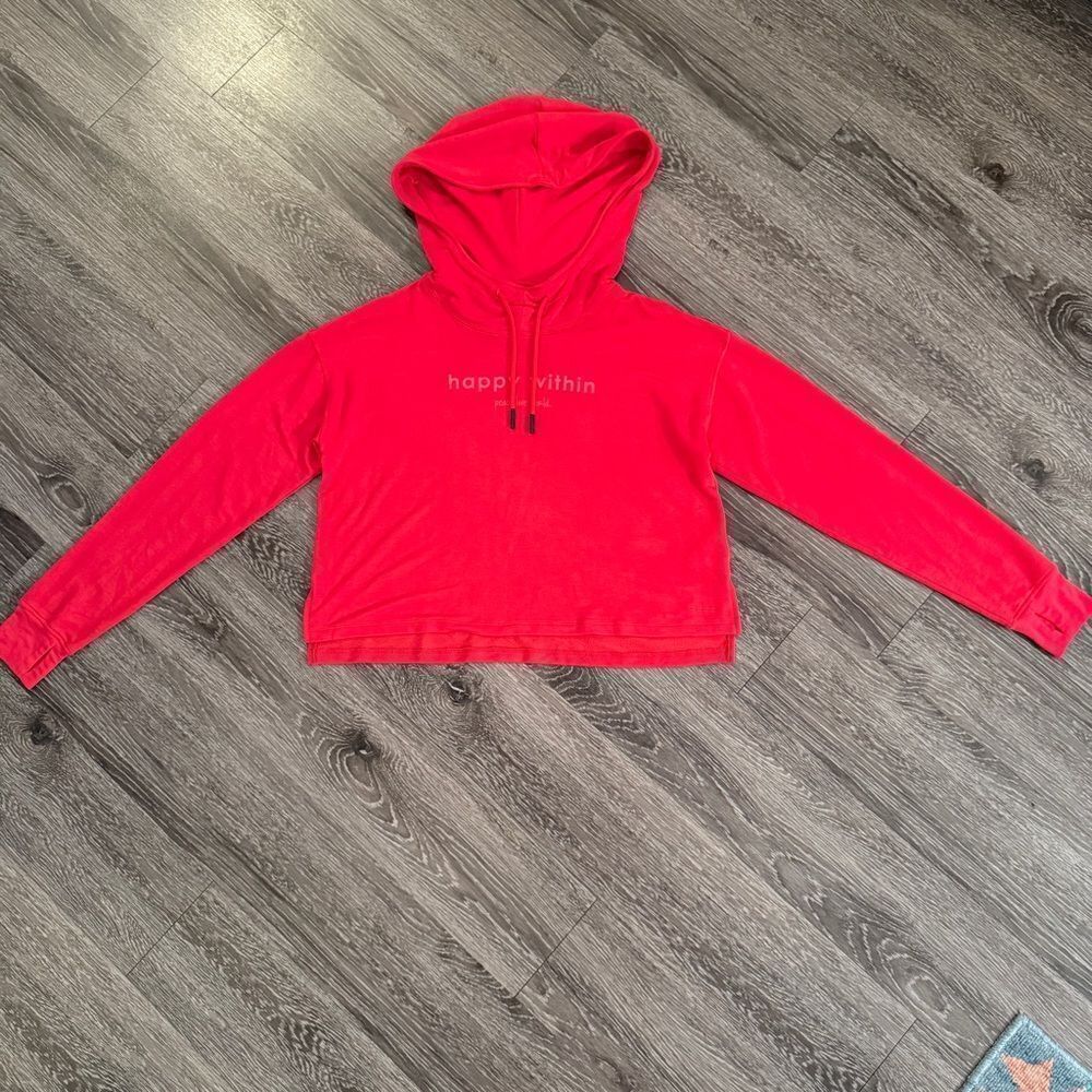 Peace Love World Happy Within Hoodie